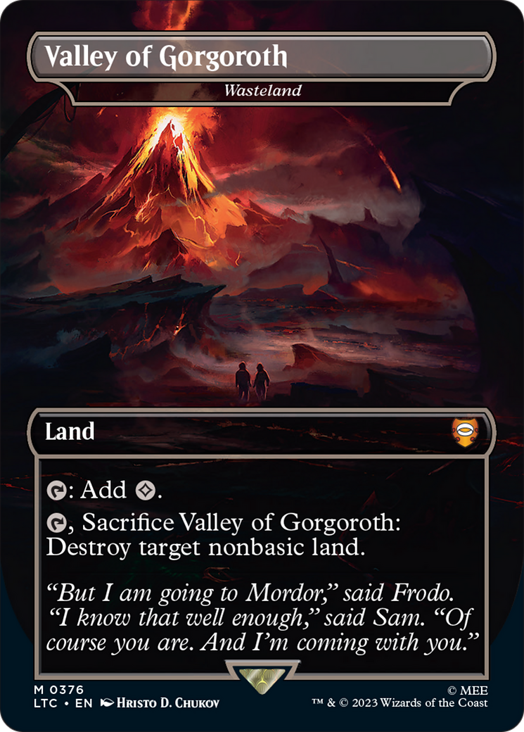 Valley of Gorgoroth - Wasteland [The Lord of the Rings: Tales of Middle-Earth Commander] | Tabernacle Games