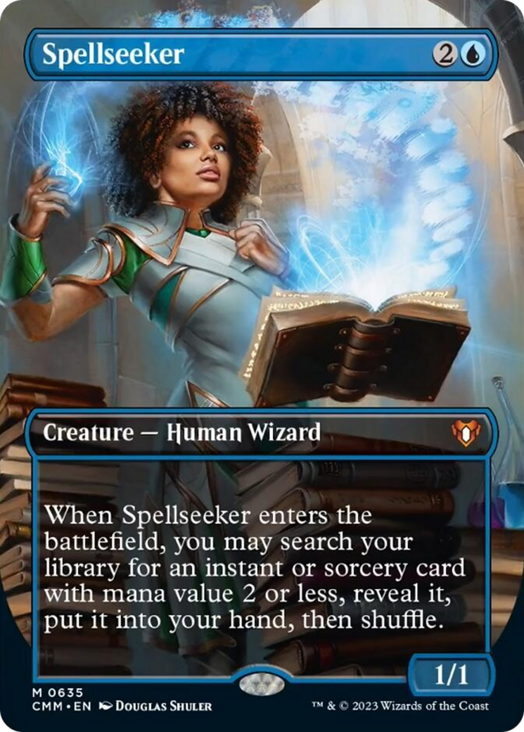 Spellseeker (Borderless Alternate Art) [Commander Masters] | Tabernacle Games