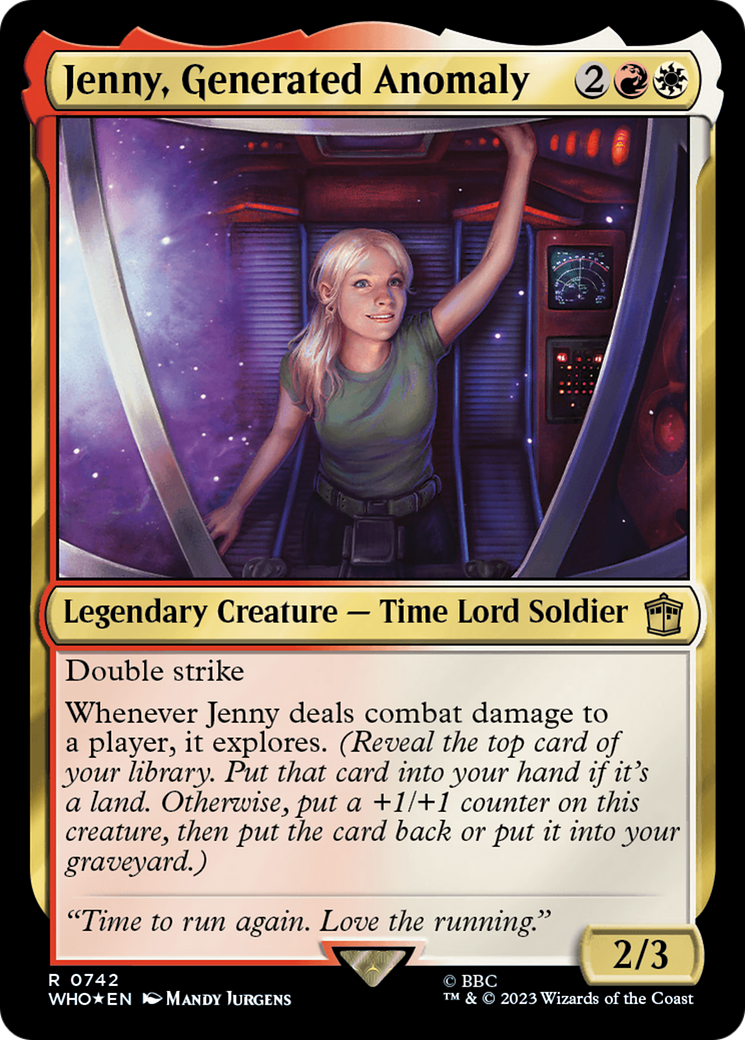 Jenny, Generated Anomaly (Surge Foil) [Doctor Who] | Tabernacle Games