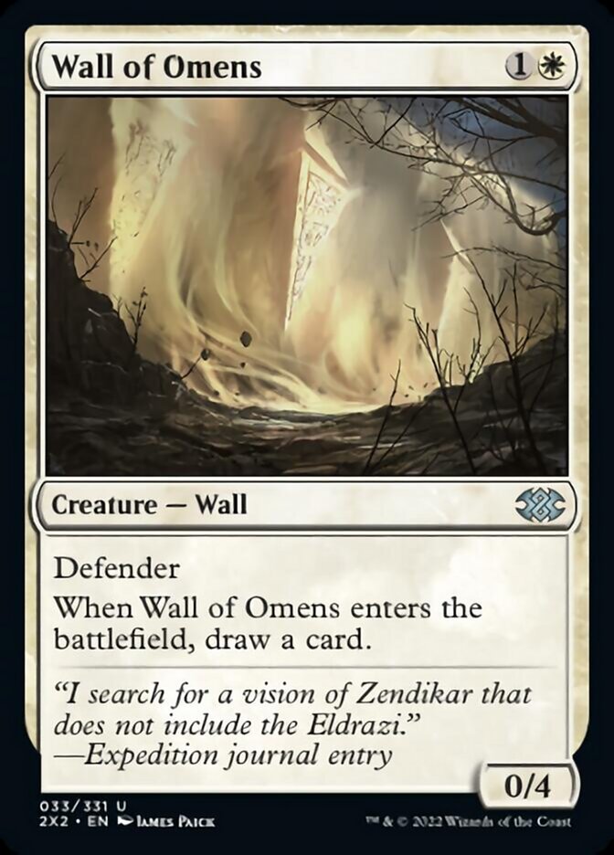 Wall of Omens [Double Masters 2022] | Tabernacle Games