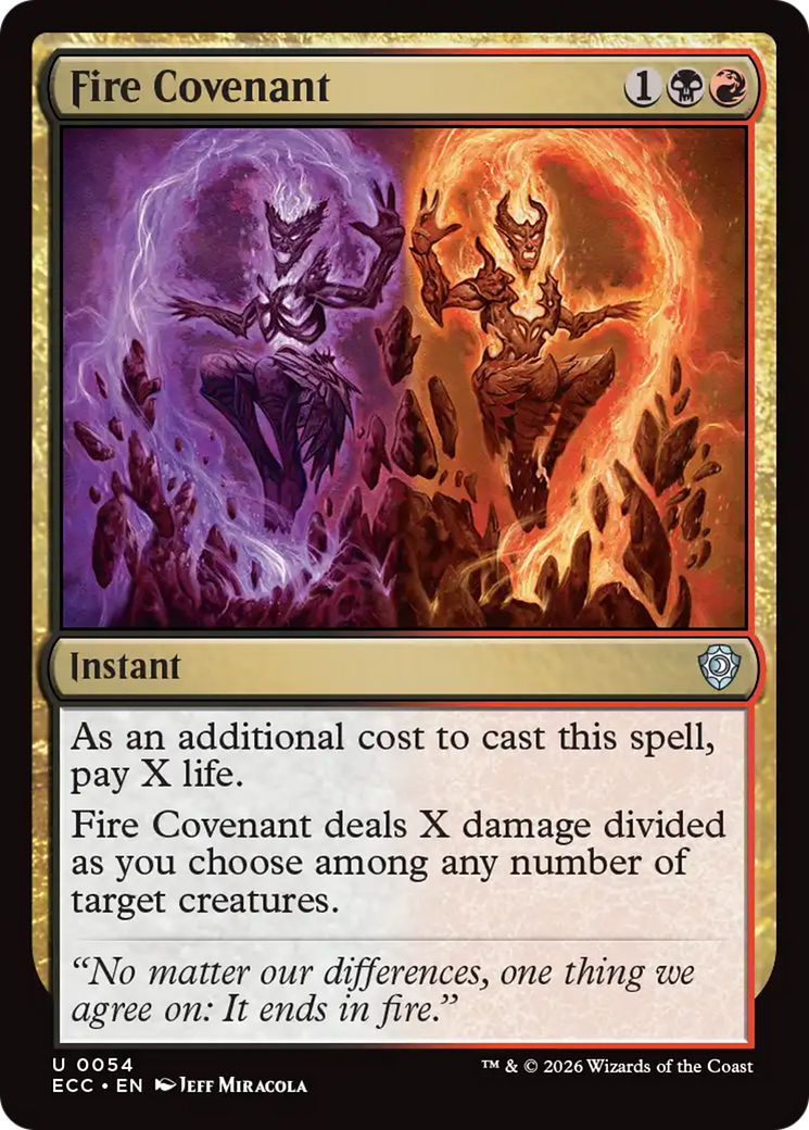 Fire Covenant [Lorwyn Eclipsed Commander] | Tabernacle Games