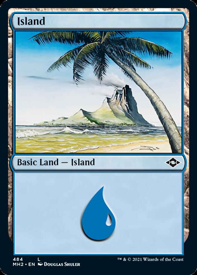 Island (484) (Foil Etched) [Modern Horizons 2] | Tabernacle Games