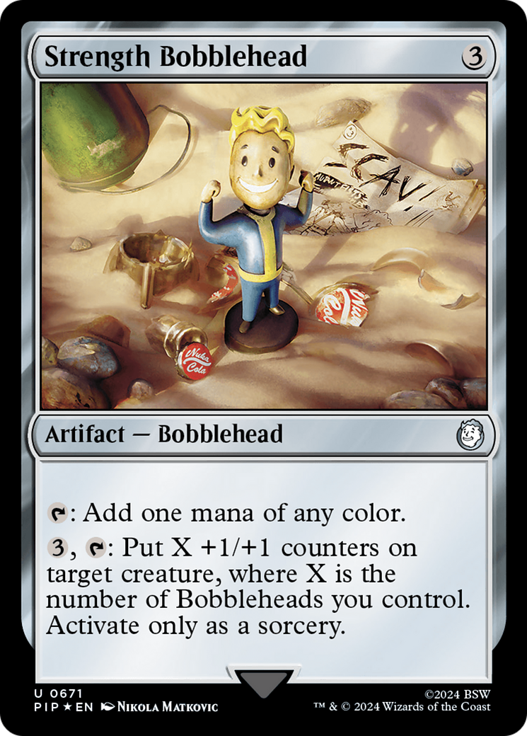 Strength Bobblehead (Surge Foil) [Fallout] | Tabernacle Games