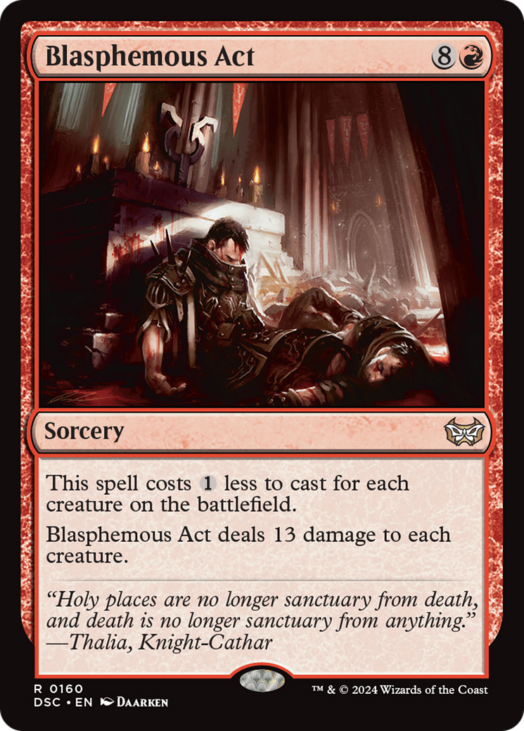 Blasphemous Act [Duskmourn: House of Horror Commander] | Tabernacle Games