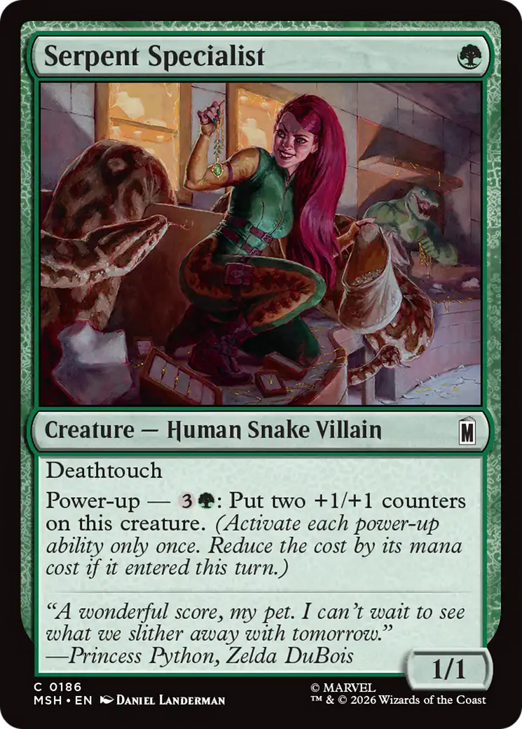 Serpent Specialist [Marvel Super Heroes] | Tabernacle Games