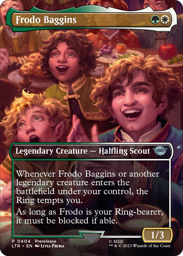 Frodo Baggins (Borderless Alternate Art) [The Lord of the Rings: Tales of Middle-Earth] | Tabernacle Games