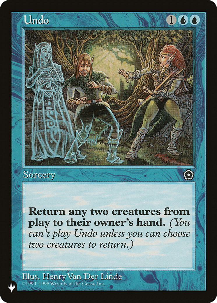 Undo [The List] | Tabernacle Games