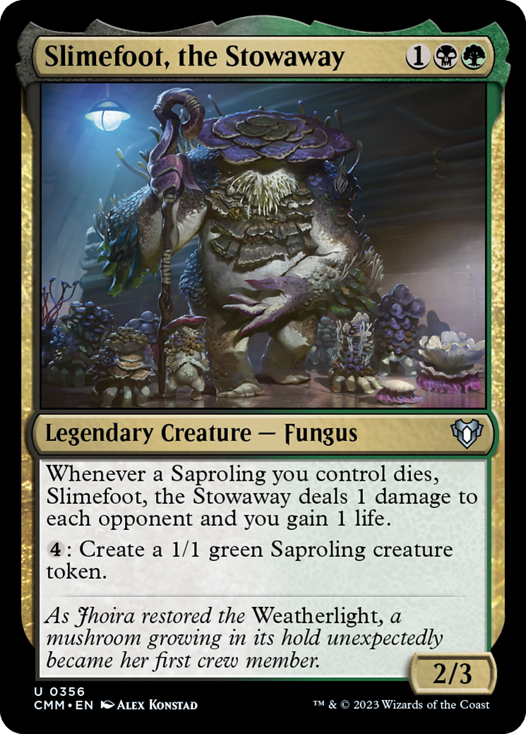 Slimefoot, the Stowaway [Commander Masters] | Tabernacle Games