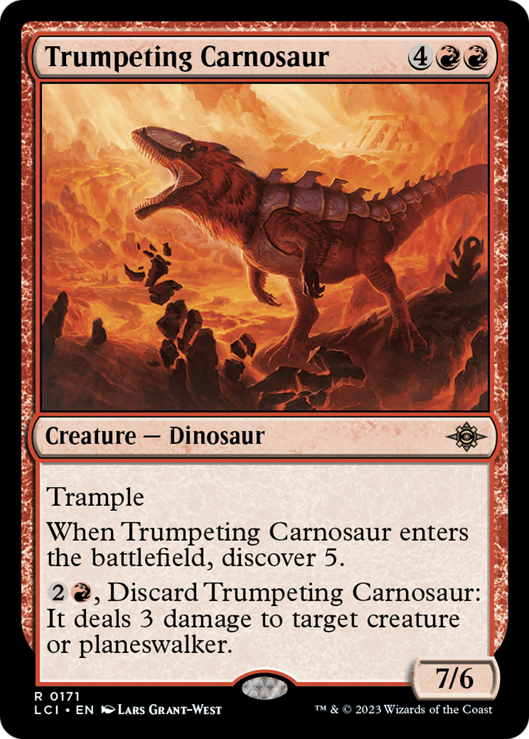 Trumpeting Carnosaur [The Lost Caverns of Ixalan] | Tabernacle Games