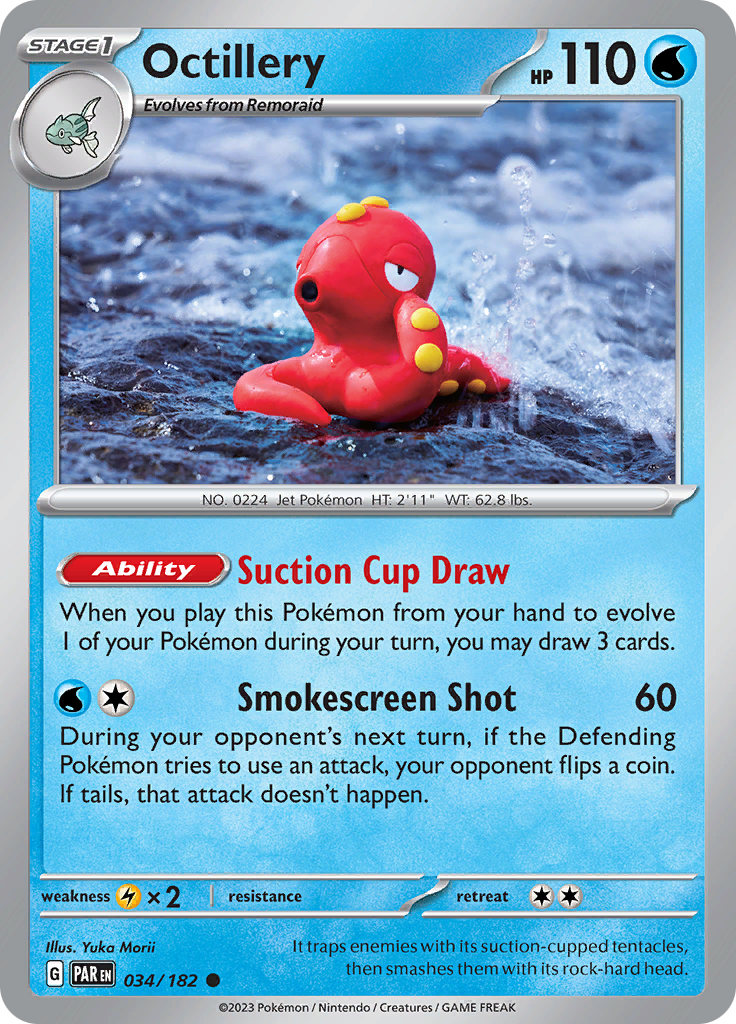 Octillery (034/182) [Scarlet & Violet: Paradox Rift] | Tabernacle Games