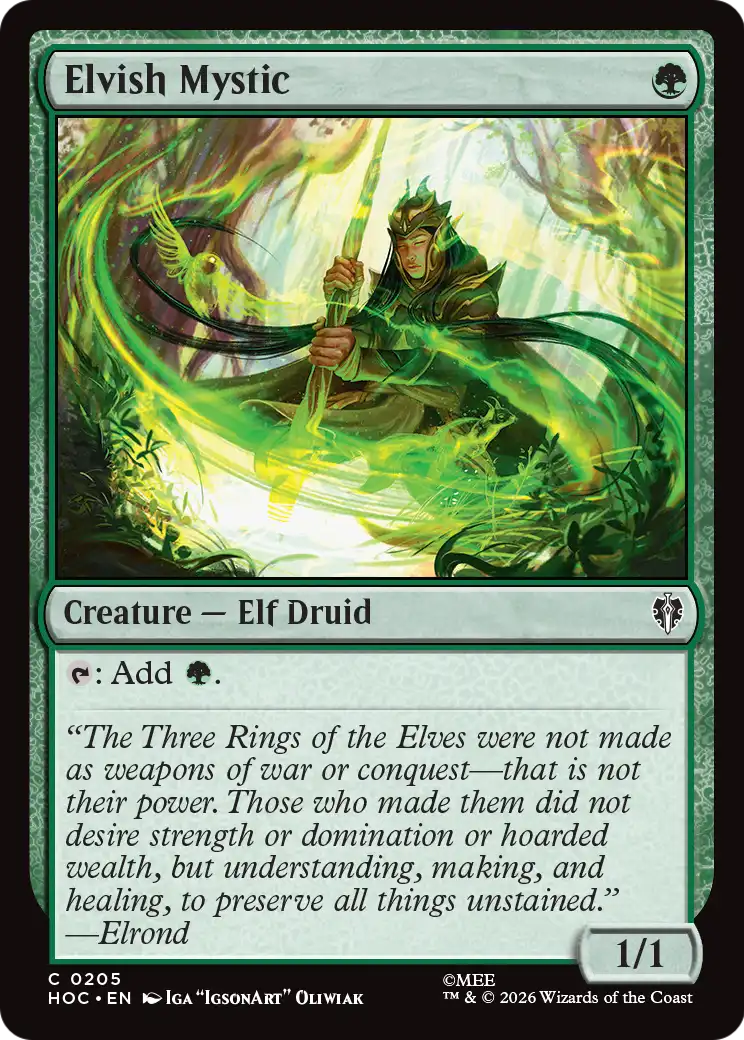 Elvish Mystic [The Hobbit: Eternal-Legal] | Tabernacle Games