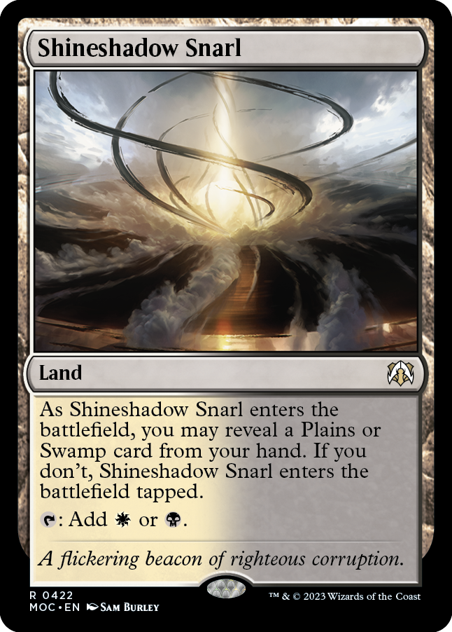 Shineshadow Snarl [March of the Machine Commander] | Tabernacle Games