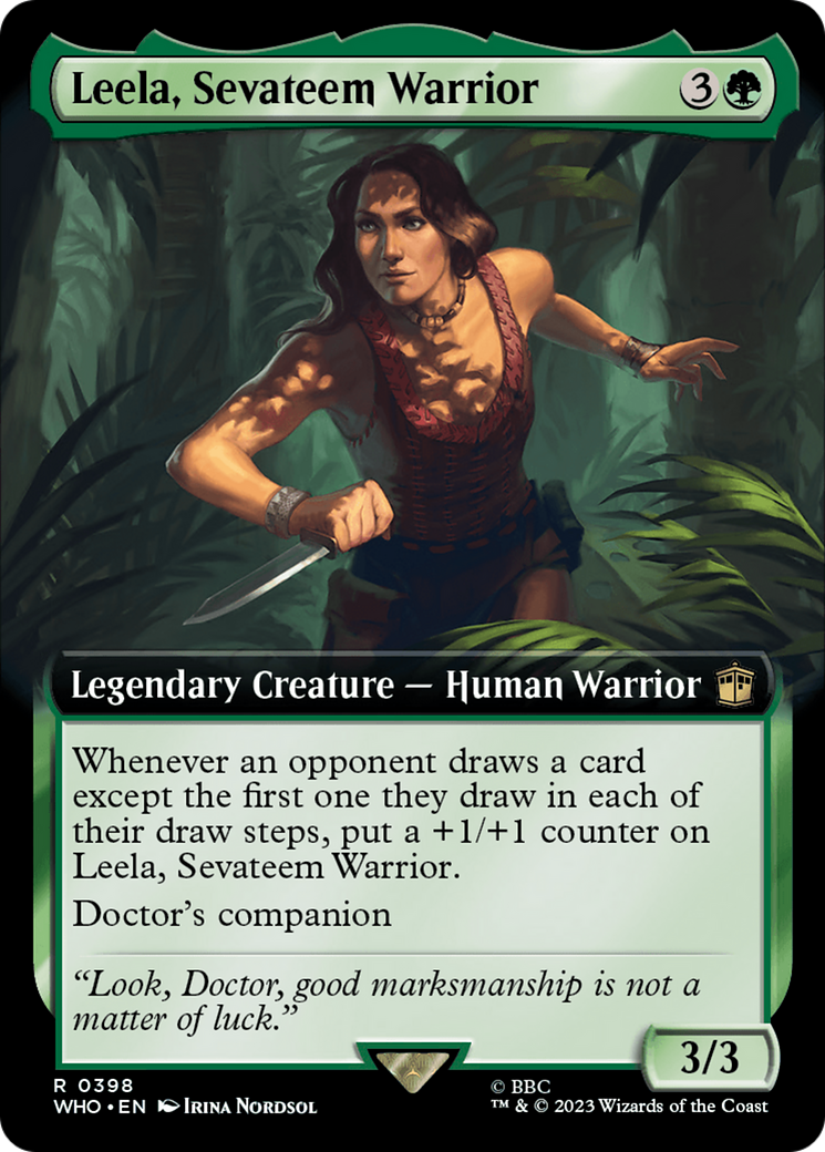 Leela, Sevateem Warrior (Extended Art) [Doctor Who] | Tabernacle Games