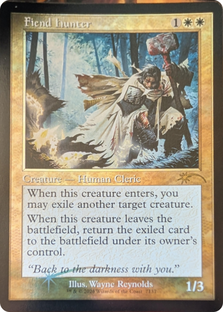 Fiend Hunter (Retro Frame) [Secret Lair Drop Series] | Tabernacle Games