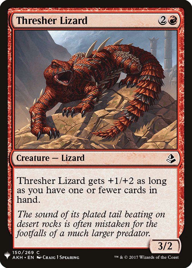 Thresher Lizard [Mystery Booster] | Tabernacle Games