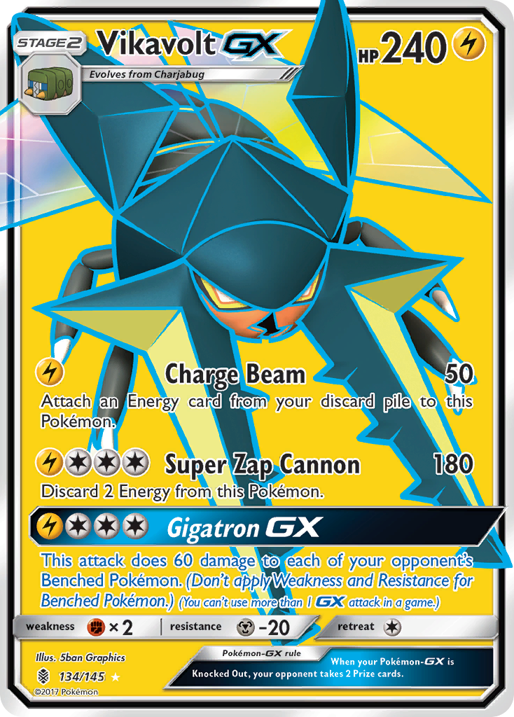 Vikavolt GX (134/145) [Sun & Moon: Guardians Rising] | Tabernacle Games