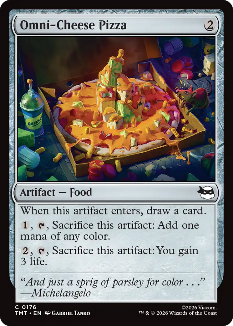 Omni-Cheese Pizza [Teenage Mutant Ninja Turtles] | Tabernacle Games