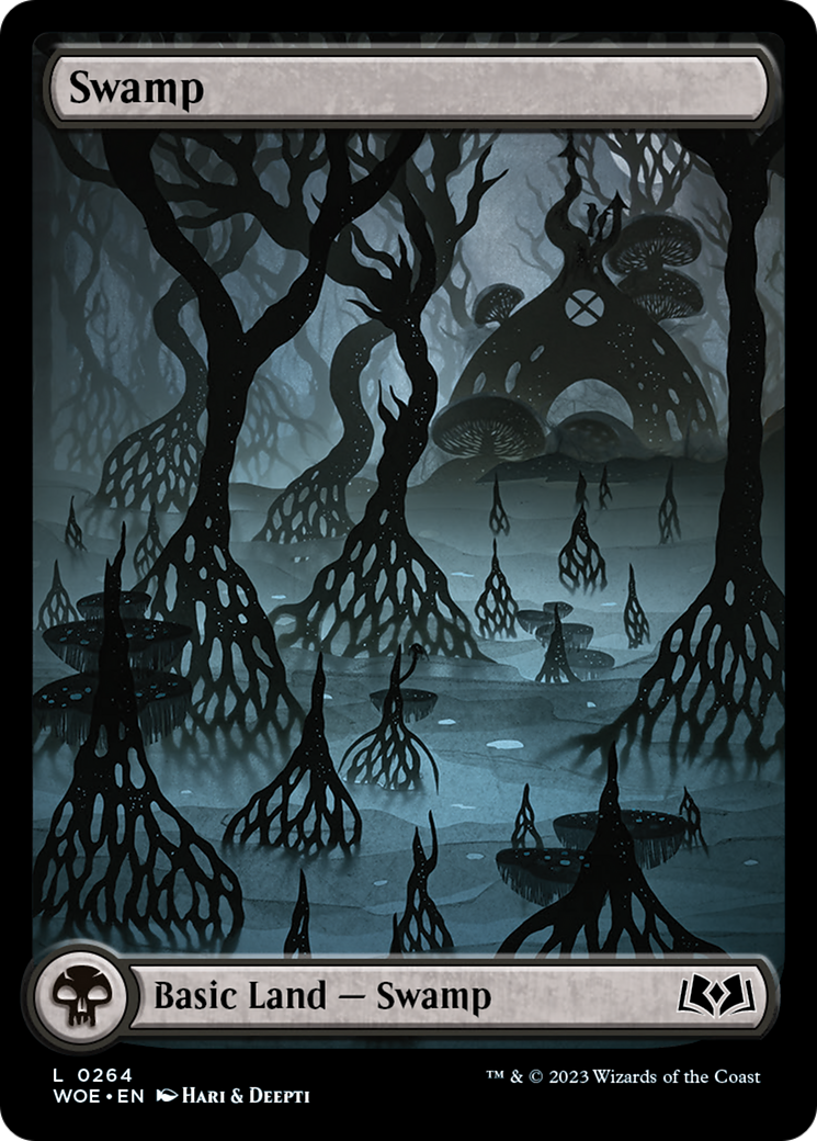 Swamp (264) (Full-Art) [Wilds of Eldraine] | Tabernacle Games