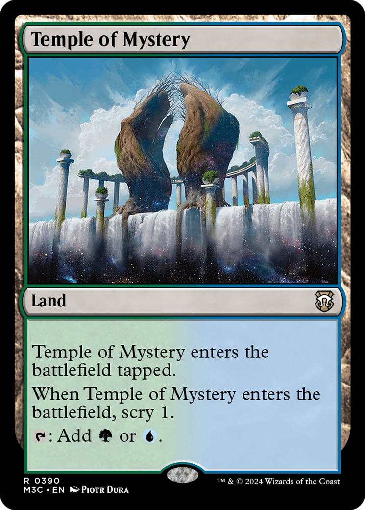 Temple of Mystery (Ripple Foil) [Modern Horizons 3 Commander] | Tabernacle Games