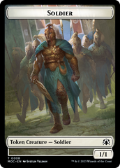 Soldier // Insect Double-Sided Token [March of the Machine Commander Tokens] | Tabernacle Games