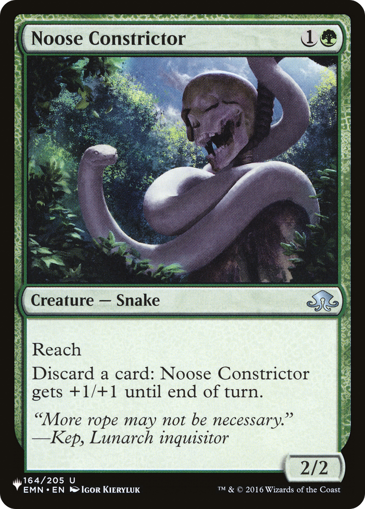 Noose Constrictor [The List] | Tabernacle Games