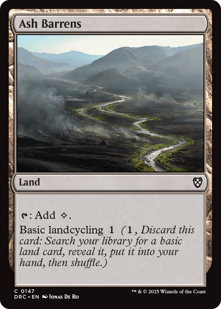 Ash Barrens [Aetherdrift Commander] | Tabernacle Games