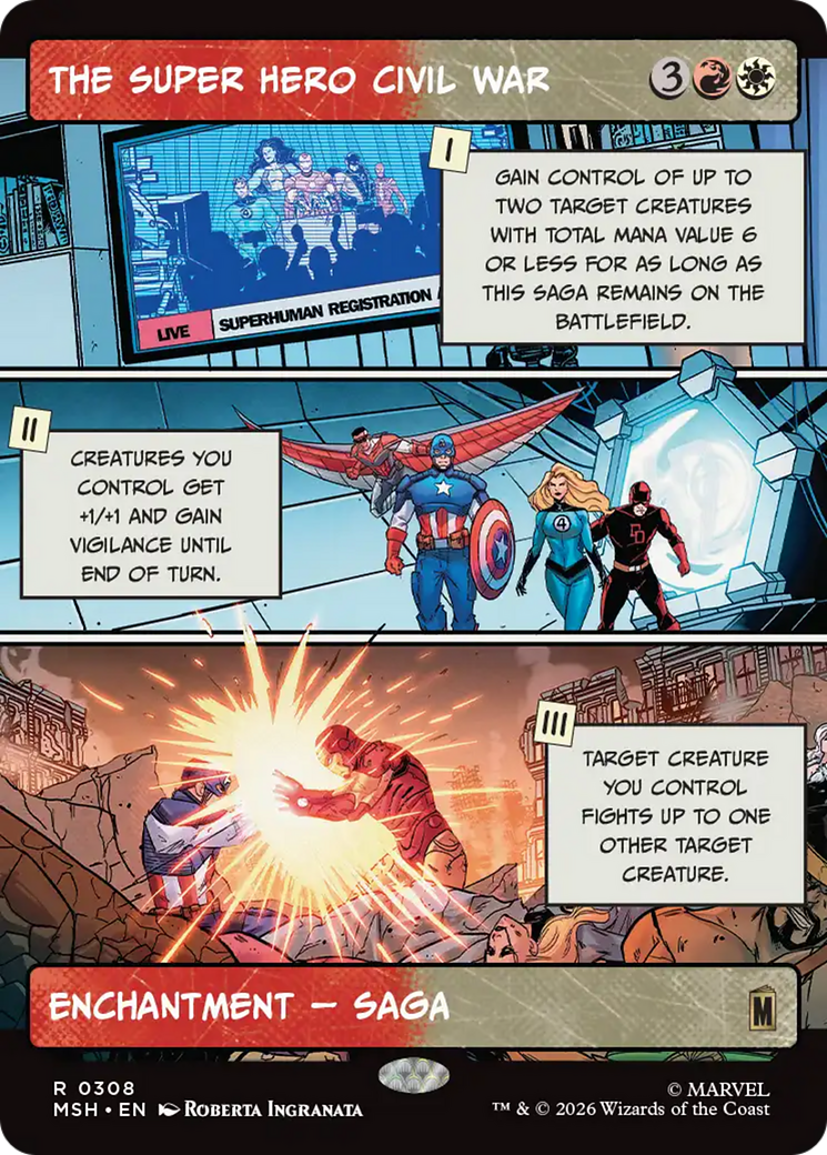 The Super Hero Civil War (Borderless) [Marvel Super Heroes] | Tabernacle Games