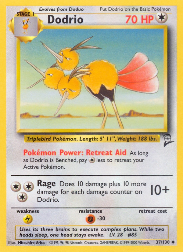 Dodrio (37/130) [Base Set 2] | Tabernacle Games