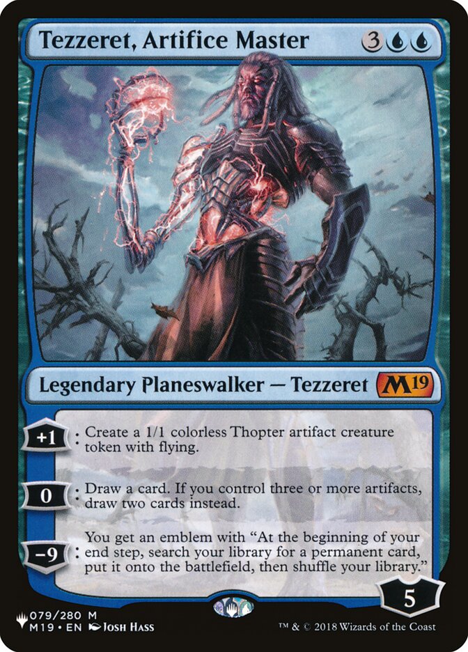 Tezzeret, Artifice Master [The List] | Tabernacle Games