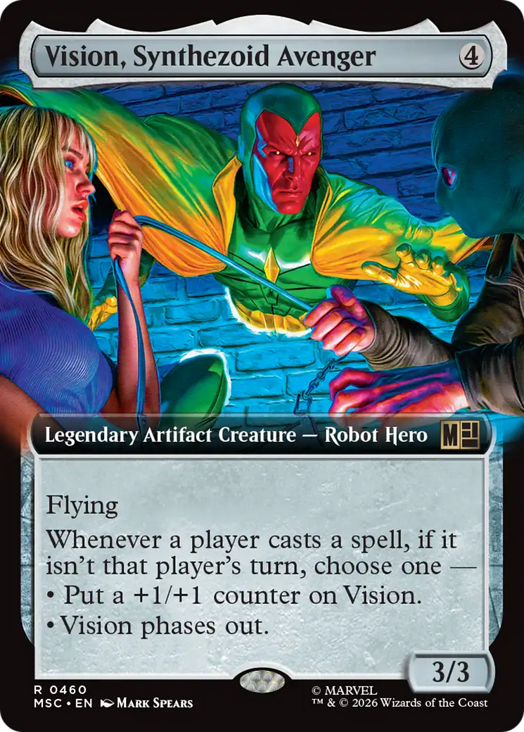 Vision, Synthezoid Avenger (Extended Art) [Marvel Super Heroes Commander] | Tabernacle Games