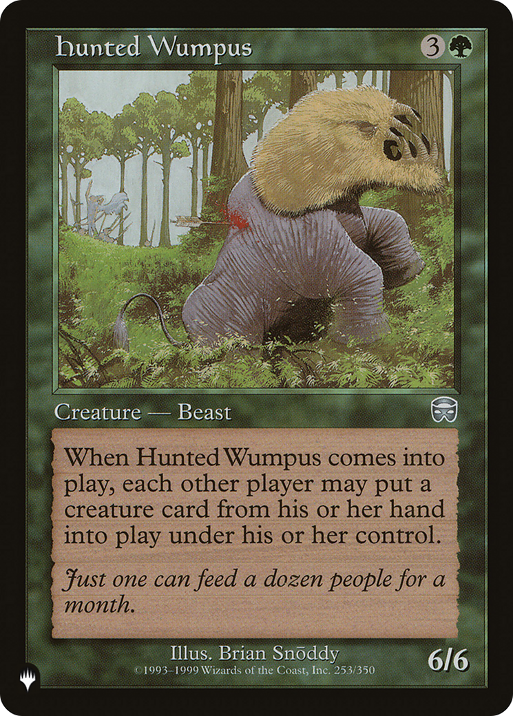 Hunted Wumpus [The List] | Tabernacle Games