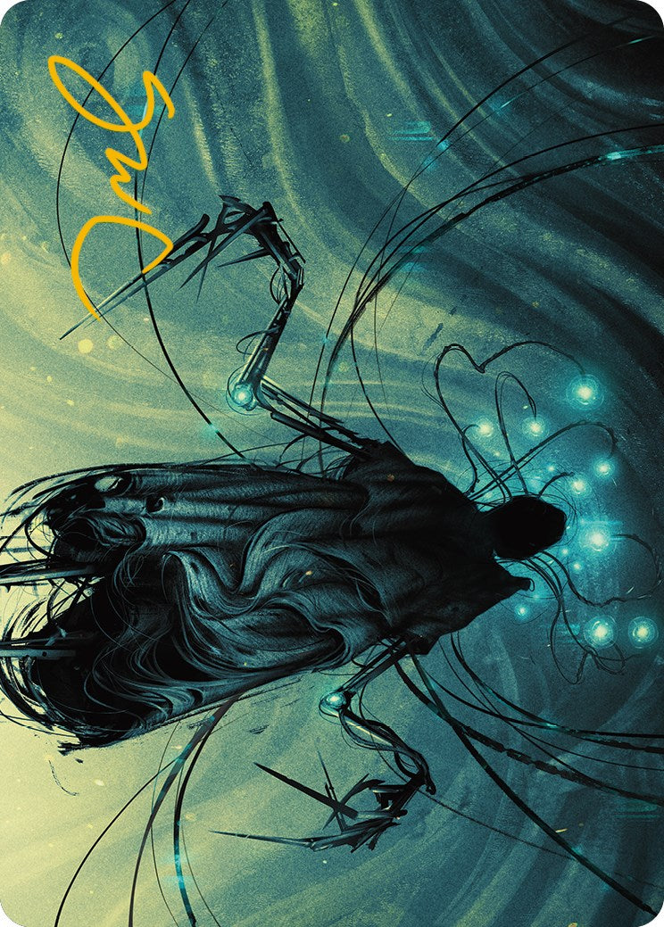 Ichor Synthesizer Art Card (Gold-Stamped Signature) [Phyrexia: All Will Be One Art Series] | Tabernacle Games