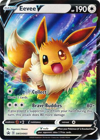 Eevee V (SWSH065) [Sword & Shield: Black Star Promos] | Tabernacle Games