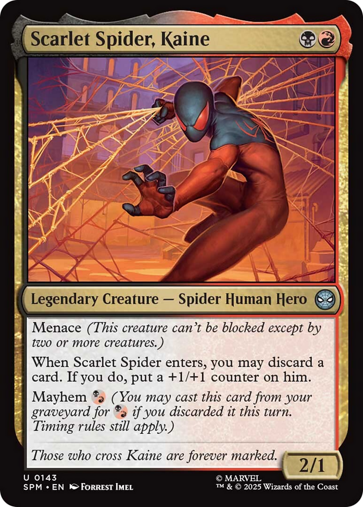 Scarlet Spider, Kaine [Marvel's Spider-Man] | Tabernacle Games