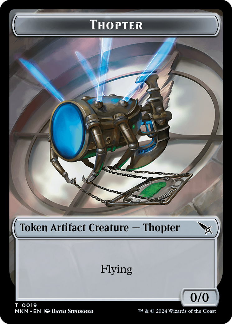 Thopter Token (0019) [Murders at Karlov Manor Tokens] | Tabernacle Games