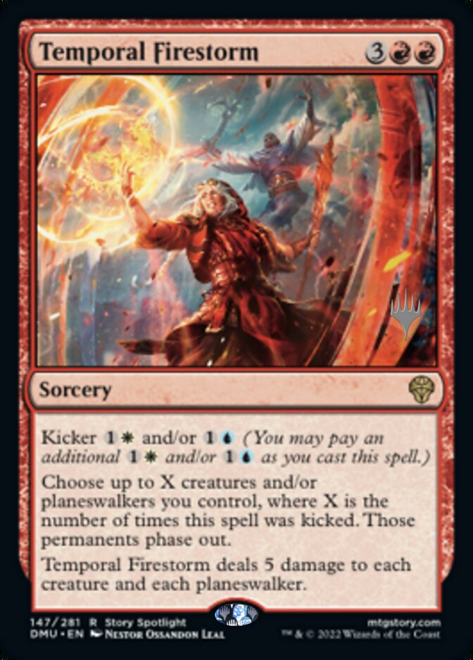 Temporal Firestorm (Promo Pack) [Dominaria United Promos] | Tabernacle Games