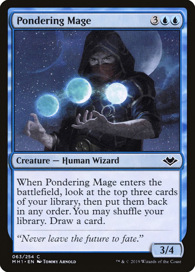Pondering Mage [Modern Horizons] | Tabernacle Games