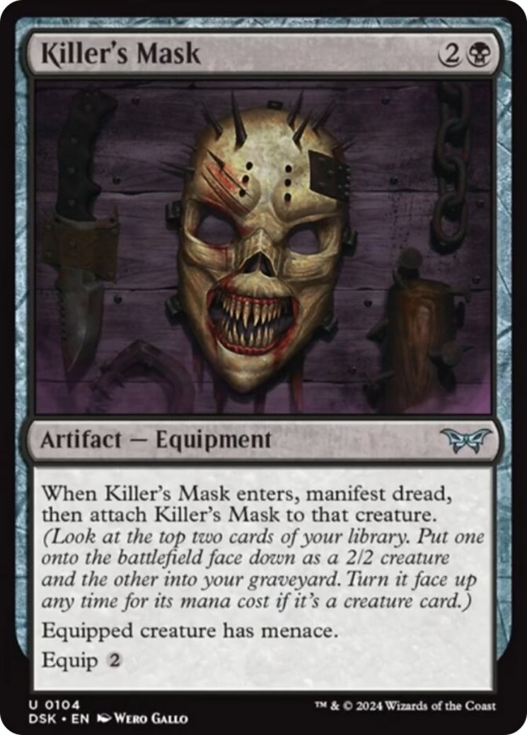 Killer's Mask [Duskmourn: House of Horror] | Tabernacle Games