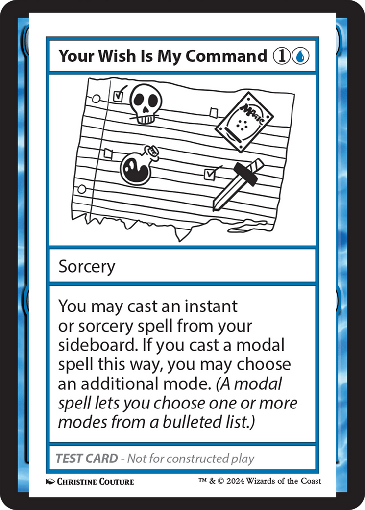 Your Wish Is My Command [Mystery Booster 2 Playtest Cards] | Tabernacle Games