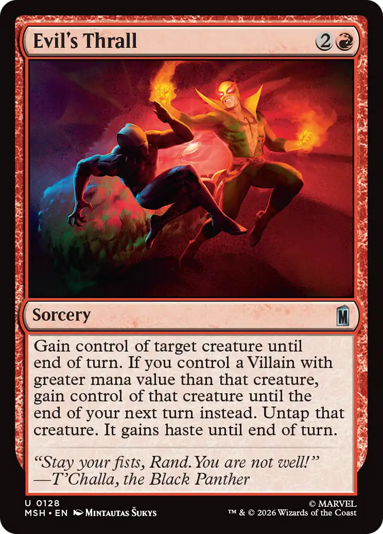 Evil's Thrall [Marvel Super Heroes] | Tabernacle Games