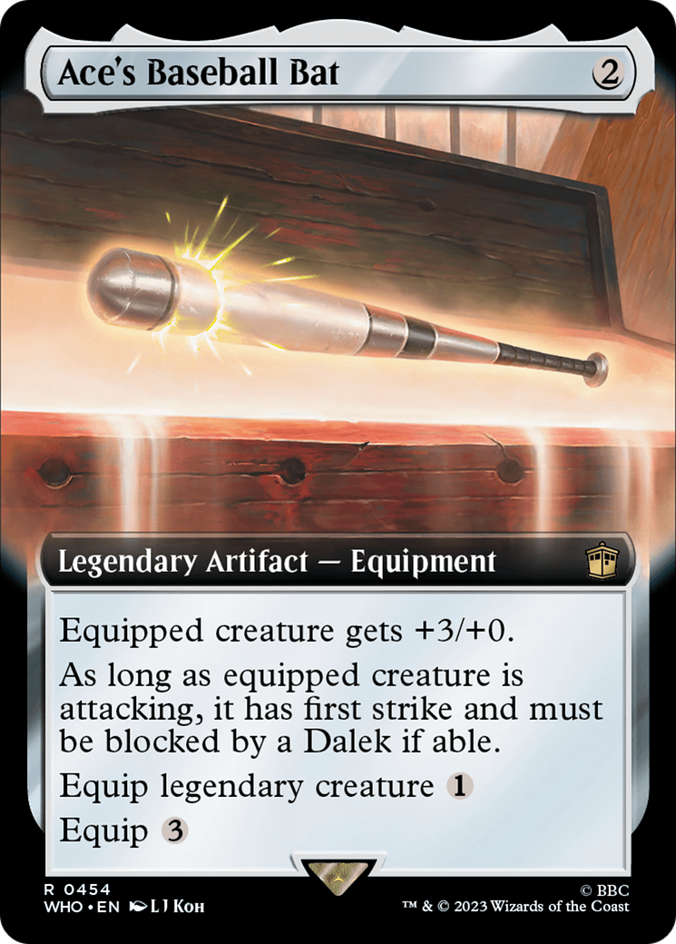 Ace's Baseball Bat (Extended Art) [Doctor Who] | Tabernacle Games