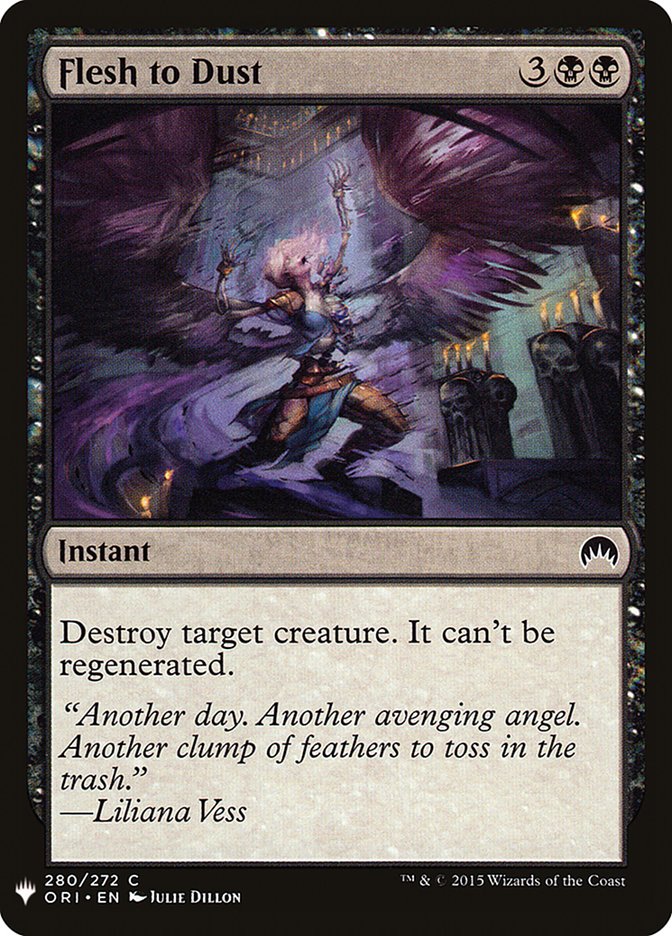 Flesh to Dust [Mystery Booster] | Tabernacle Games