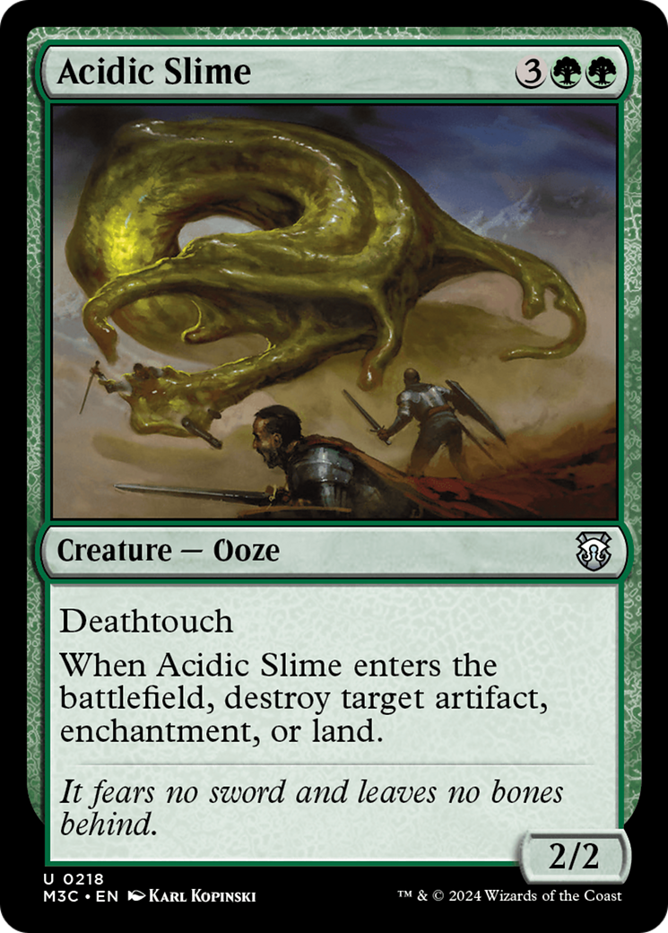 Acidic Slime (Ripple Foil) [Modern Horizons 3 Commander] | Tabernacle Games