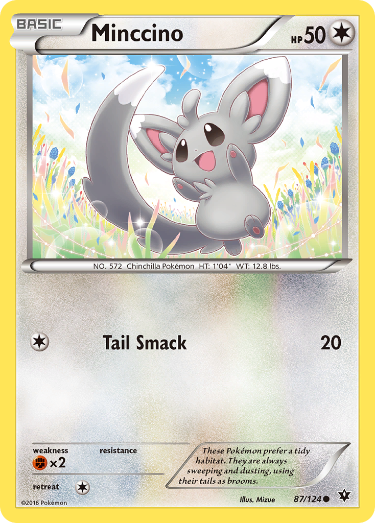 Minccino (87/124) [XY: Fates Collide] | Tabernacle Games