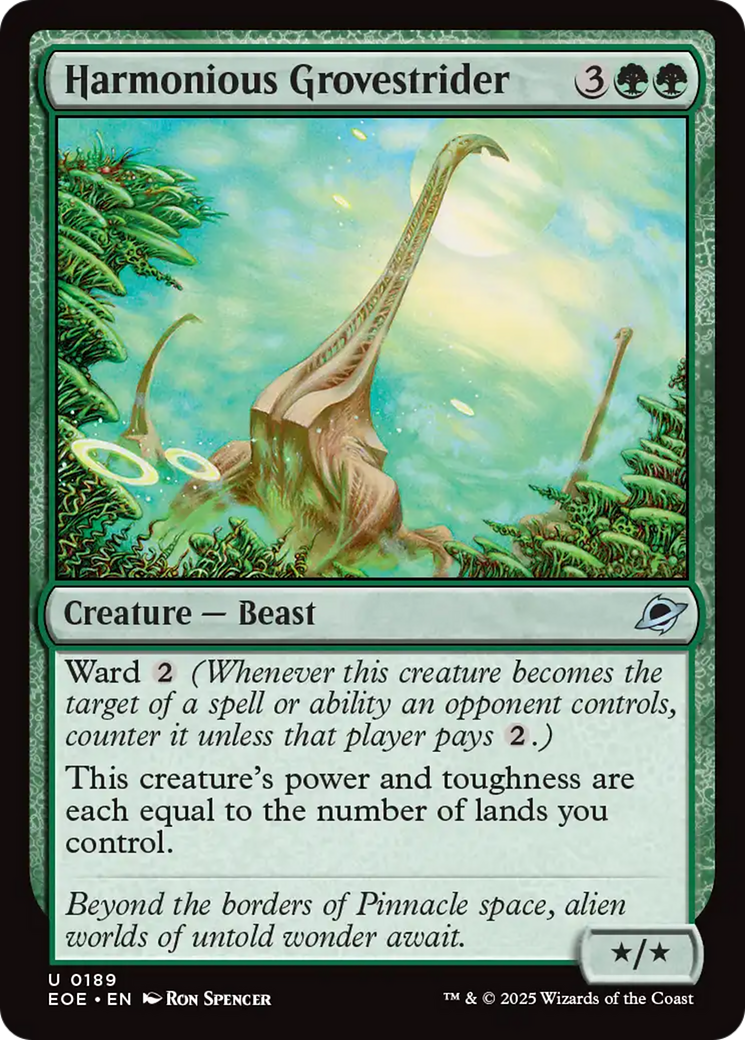 Harmonious Grovestrider [Edge of Eternities] | Tabernacle Games