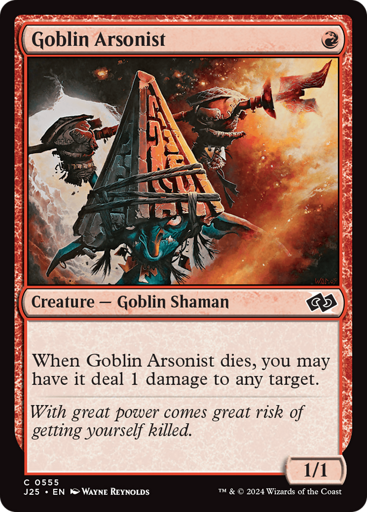 Goblin Arsonist [Foundations Jumpstart] | Tabernacle Games