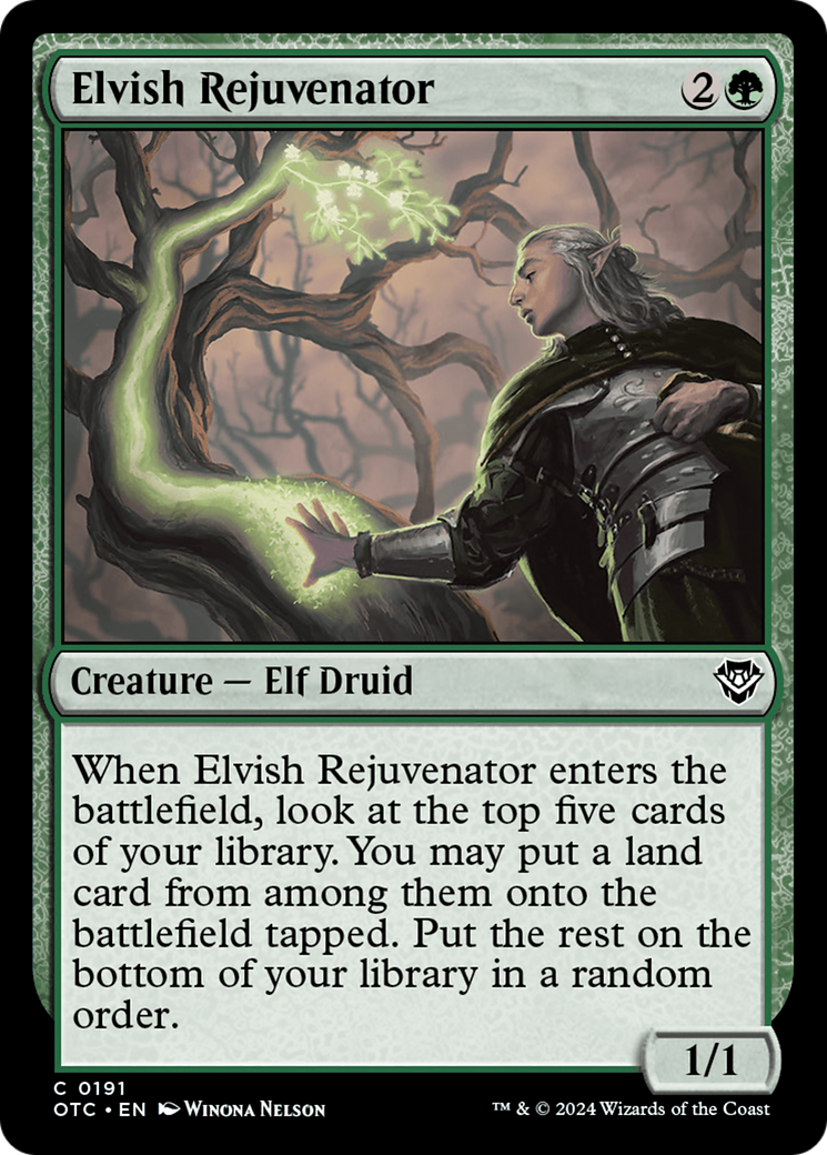 Elvish Rejuvenator [Outlaws of Thunder Junction Commander] | Tabernacle Games