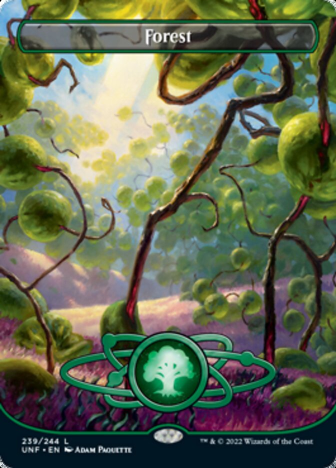 Forest (239) (Planetary Space-ic Land) [Unfinity] | Tabernacle Games