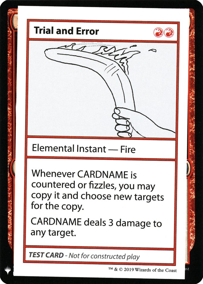 Trial and Error [Mystery Booster Playtest Cards] | Tabernacle Games