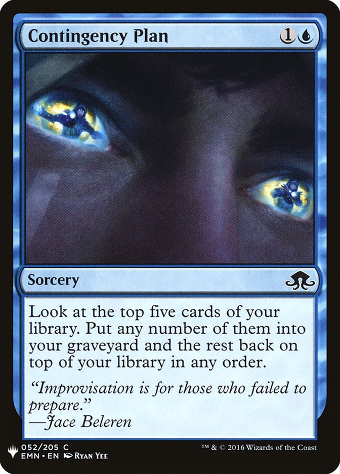 Contingency Plan [Mystery Booster] | Tabernacle Games